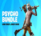 Fortnite Psycho Bundle – Look crazy and play crazy with this Borderlands crossover bundle, featuring the Psycho Bandit outfit and Claptrap back bling. Get it now at RushGame.co with fast delivery.