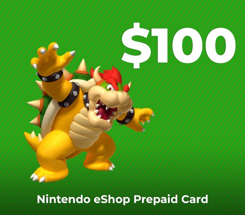 Nintendo eShop Prepaid Card $100 US Key