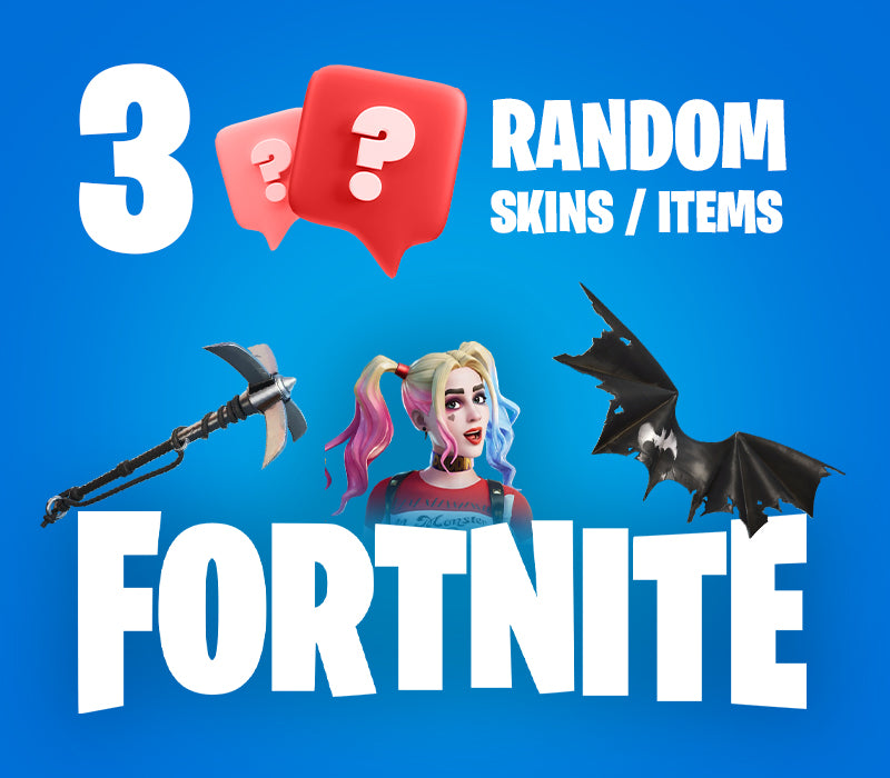 3 Random Fortnite Skins Items Epic Games CD Key