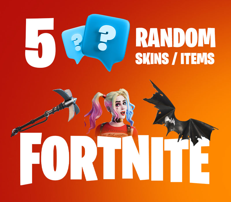 5 Random Fortnite Skins Items Epic Games CD Key