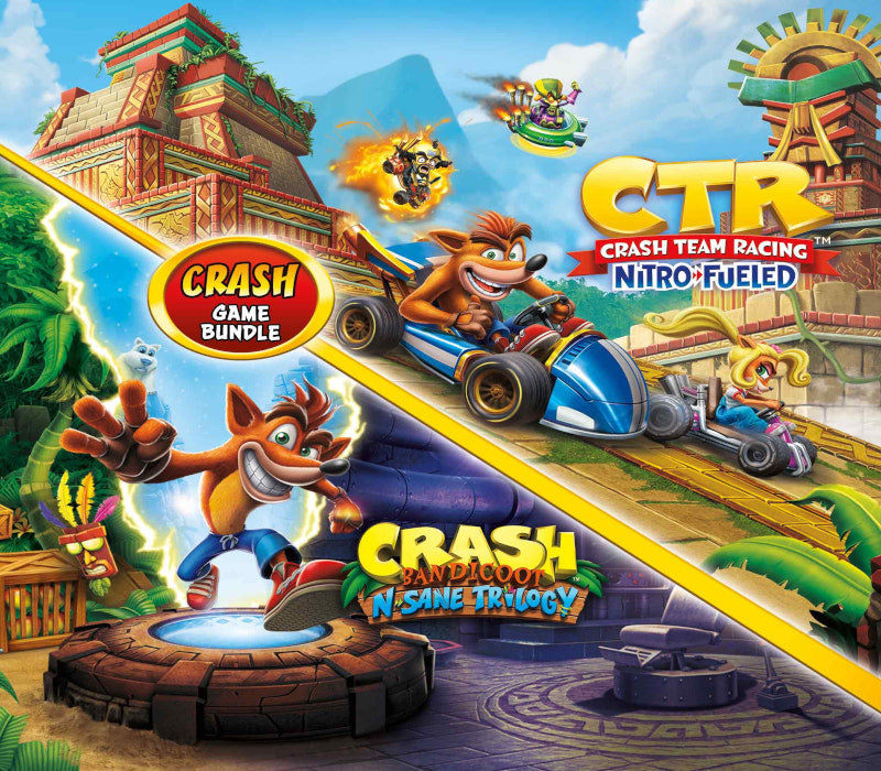 Crash Bandicoot Bundle - N. Sane Trilogy + CTR Nitro-Fueled AR XBOX One / Xbox Series X|S CD Key