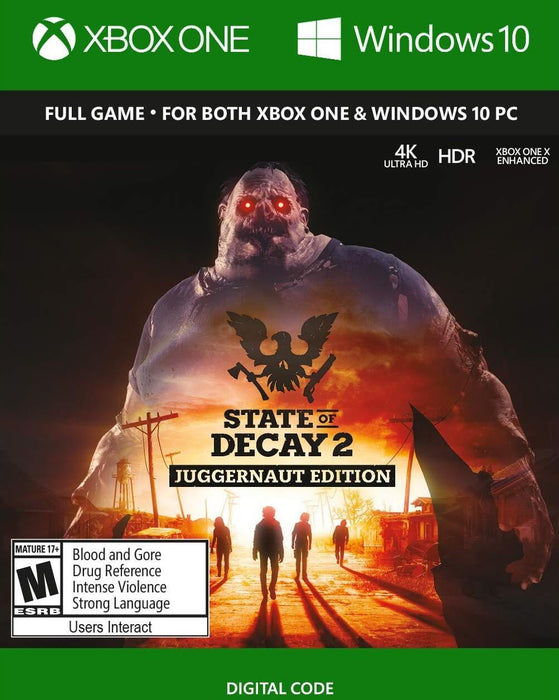 State of Decay 2: Juggernaut Edition XBOX One XBOX Series X/S Win 10/11 Key US