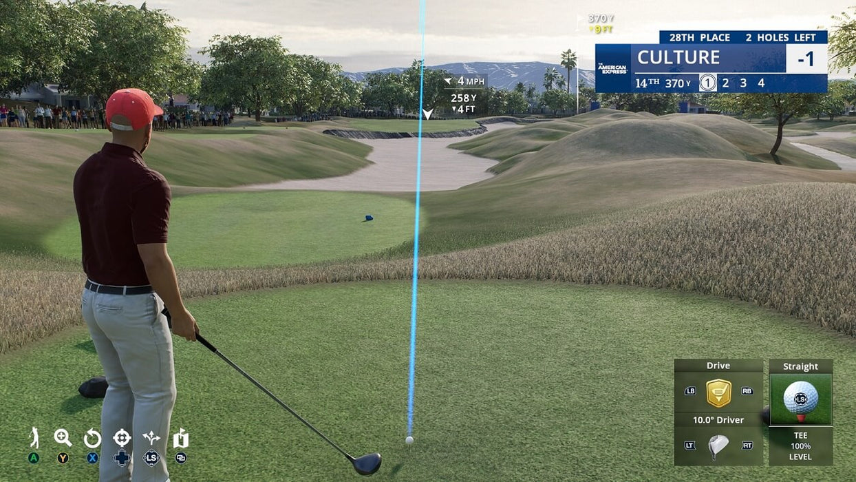 In-Game Screenshot - A player lining up a putt on the green in EA Sports PGA Tour, with detailed physics and strategy-based gameplay. Experience true-to-life golf and purchase your digital key at RushGame.co for instant delivery