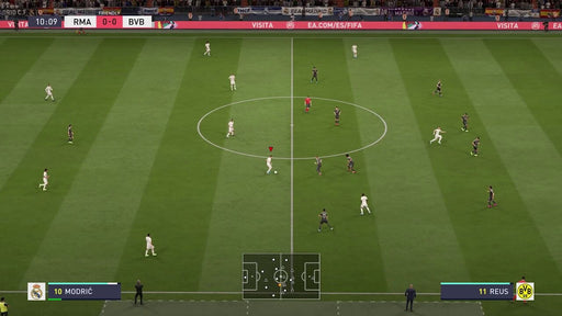 Gameplay Screenshot – Real Madrid vs. Borussia Dortmund
In-game screenshot from FIFA 20 on Xbox One, showcasing a match between Real Madrid and Borussia Dortmund. Enjoy realistic football gameplay, dynamic tactics, and official team licenses. Buy your FIFA 20 CD Key now at RushGame.co