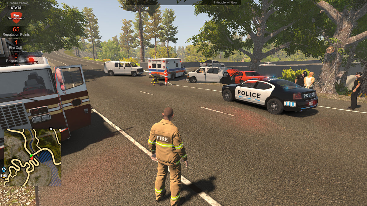 Flashing Lights - Police, Firefighting, Emergency Services Simulator Steam CD Key