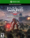 Cover art of Halo Wars 2 Complete Edition for Xbox One, featuring an intense battlefield scene with armored UNSC soldiers facing off against the fearsome Banished warriors, led by the imposing warlord Atriox. This real-time strategy game set in the Halo universe offers tactical warfare and gripping story-driven campaigns. Get your Halo Wars 2 Complete Edition Xbox One CD Key instantly at RushGame.co and lead your army to victory