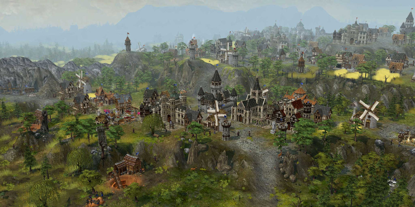 Heritage of Kings: The Settlers - Expansive city on a hill