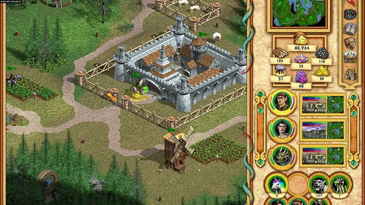 Heroes of Might and Magic IV Complete Edition - Majestic castle on the hill