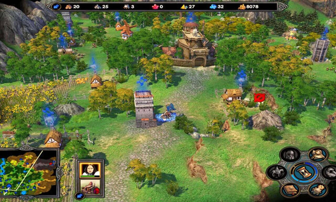 Heroes of Might and Magic V - landscape with trees