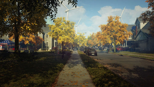 Gameplay screenshot - A calm suburban neighborhood setting in HITMAN World of Assassination, showcasing the game’s detailed environments and stealth options. Available as a digital Xbox CD key at RushGame.co