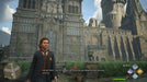 Hogwarts Legacy xbox one - Main character standing in front of a monastery