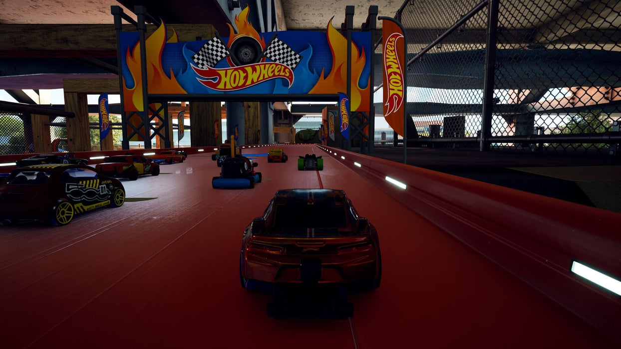 Hot Wheels Unleashed xbox screen - racing start