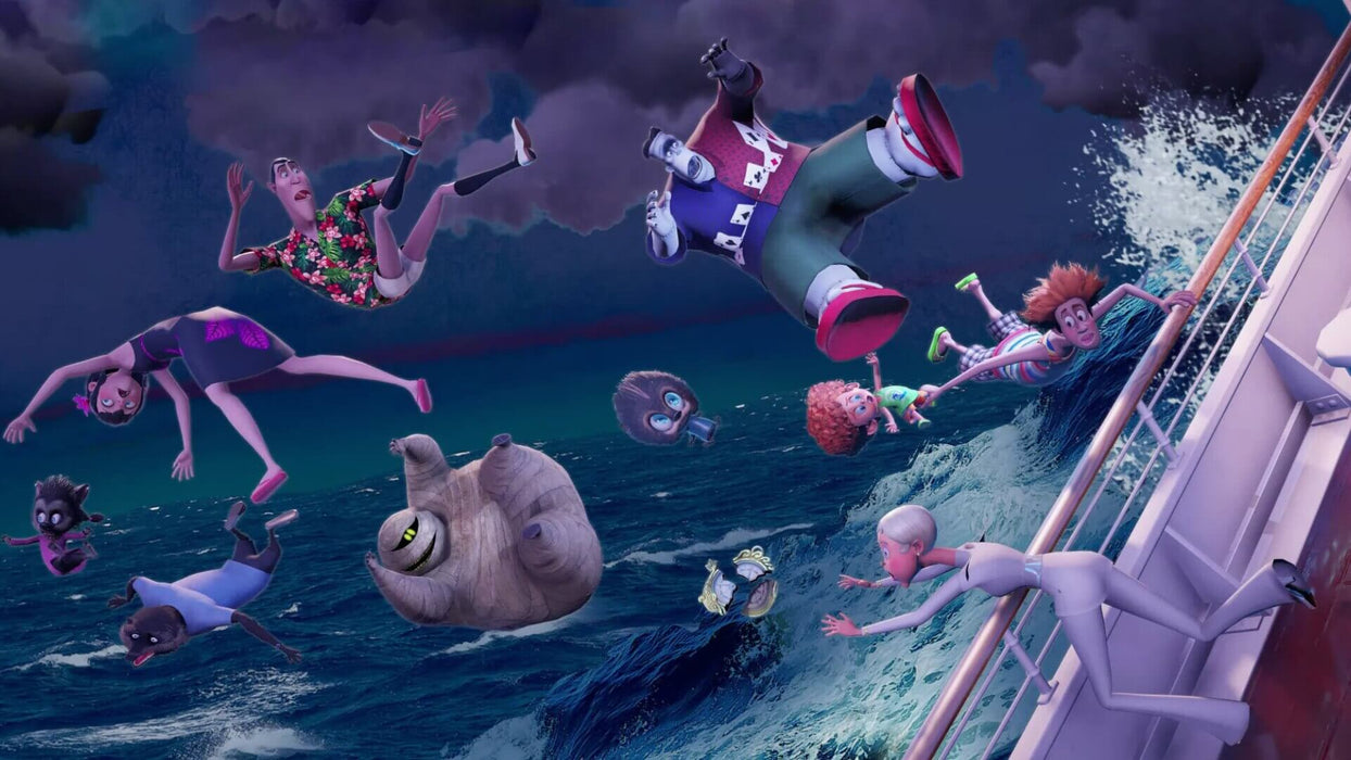 Hotel Transylvania 3: Monsters Overboard - all characters out of the board during storm 