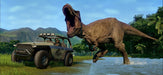 Jurassic World Evolution Deluxe Edition Xbox - Dinosaur attacking a car