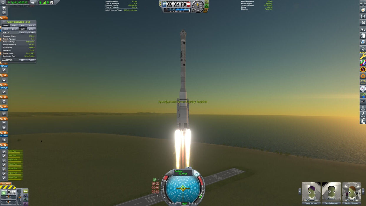 Kerbal Space Program Steam - rocket start