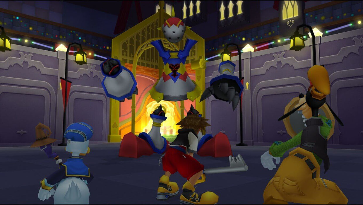 Kingdom Hearts 1.5 + 2.5 HD ReMIX - Goofy, Donald, and two other characters