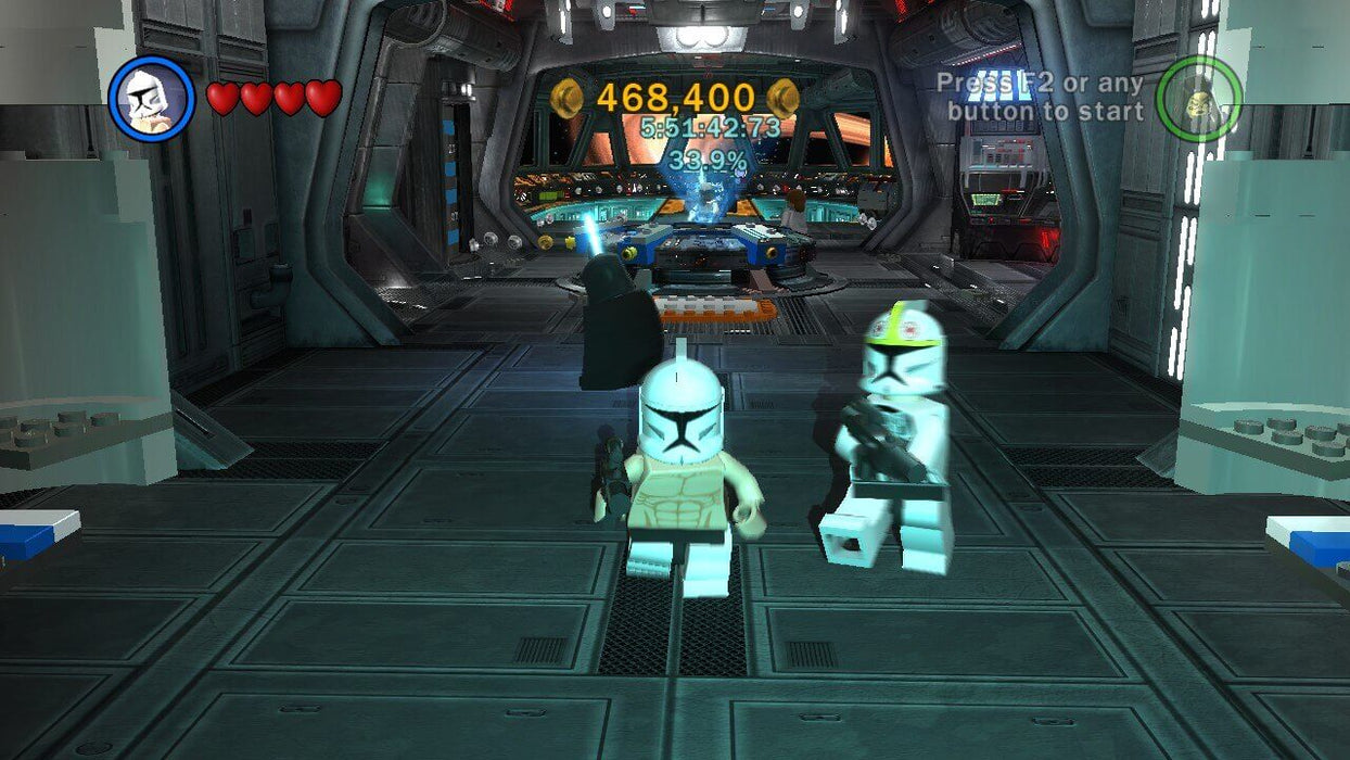 LEGO Star Wars III: The Clone Wars Steam Key - two characters on gameplay screenshot