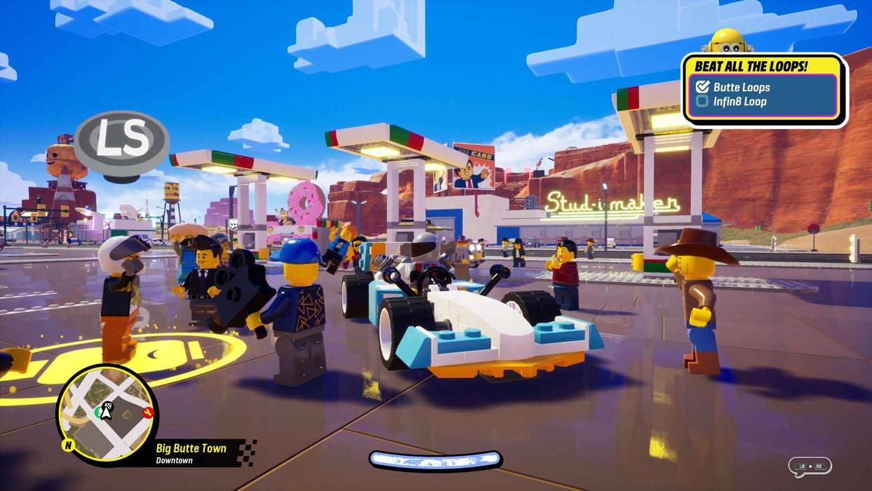 LEGO 2K Drive PS5 cd key - gameplay lego f1 car screenshot