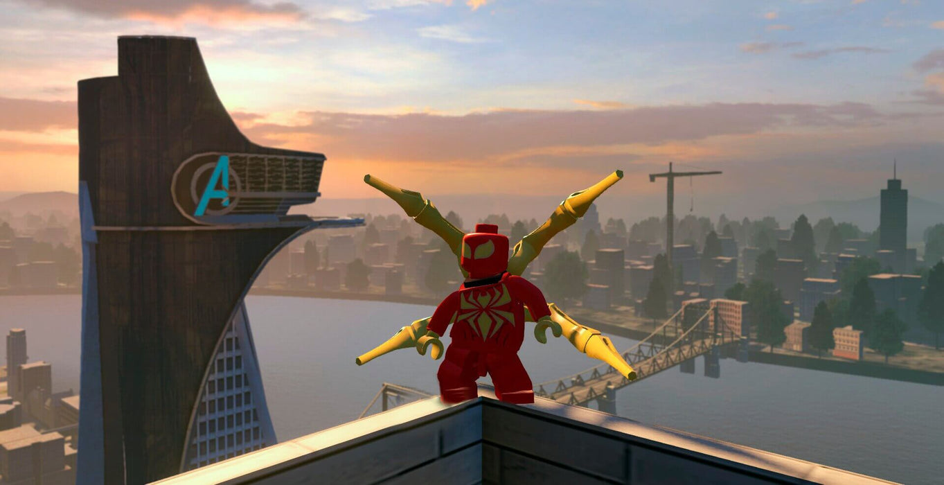 LEGO Marvel's Avengers Deluxe Edition Steam Key - gameplay screenshot of spiderman 