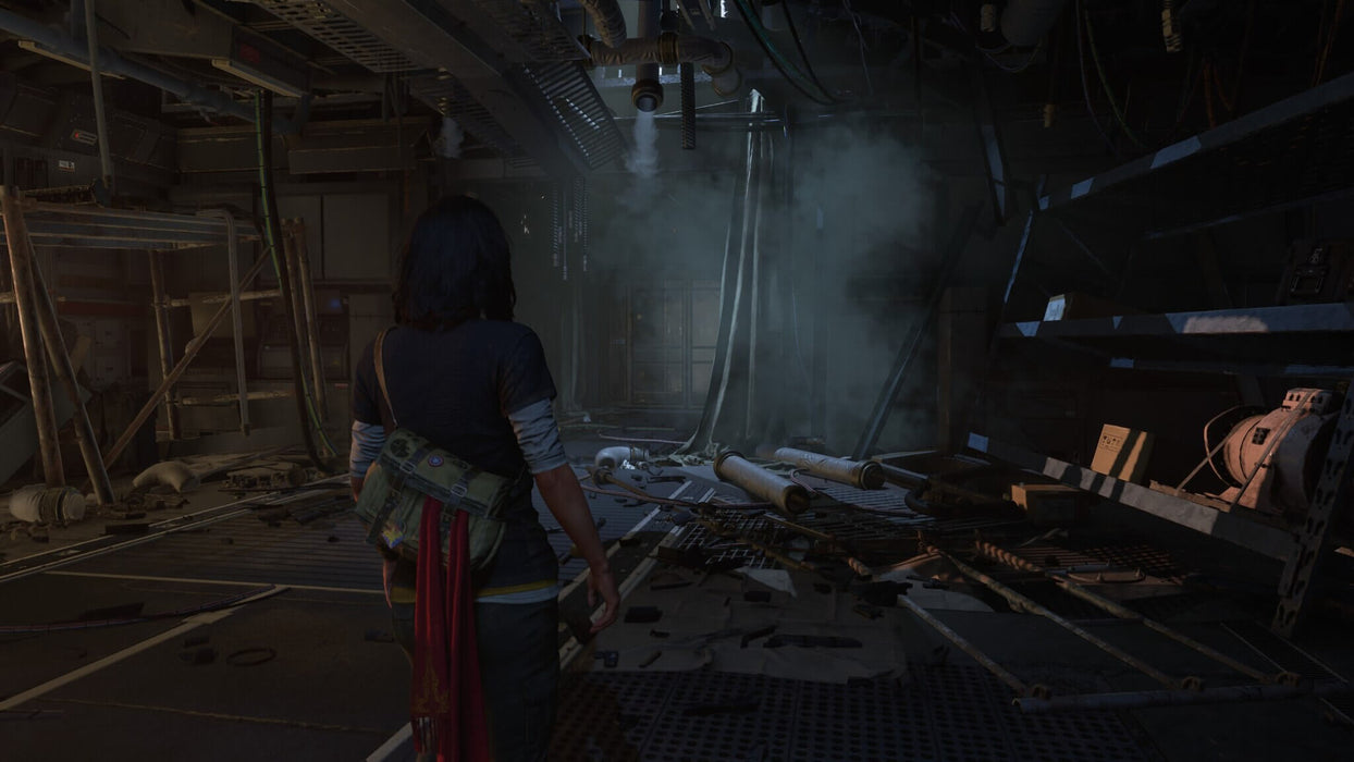 Explore the depths of an abandoned facility in Marvel's Avengers on PC Steam as Kamala Khan searches for clues in a dark and eerie setting. Embark on this thrilling adventure and grab your game key at RushGame.co