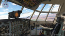 Detailed cockpit view during flight in Microsoft Flight Simulator  Xbox key, showcasing the dashboard and landscape outside – Immerse yourself in the cockpit with highly accurate flight instruments and controls in Microsoft Flight Simulator code. Purchase your Xbox game key at RushGame.co