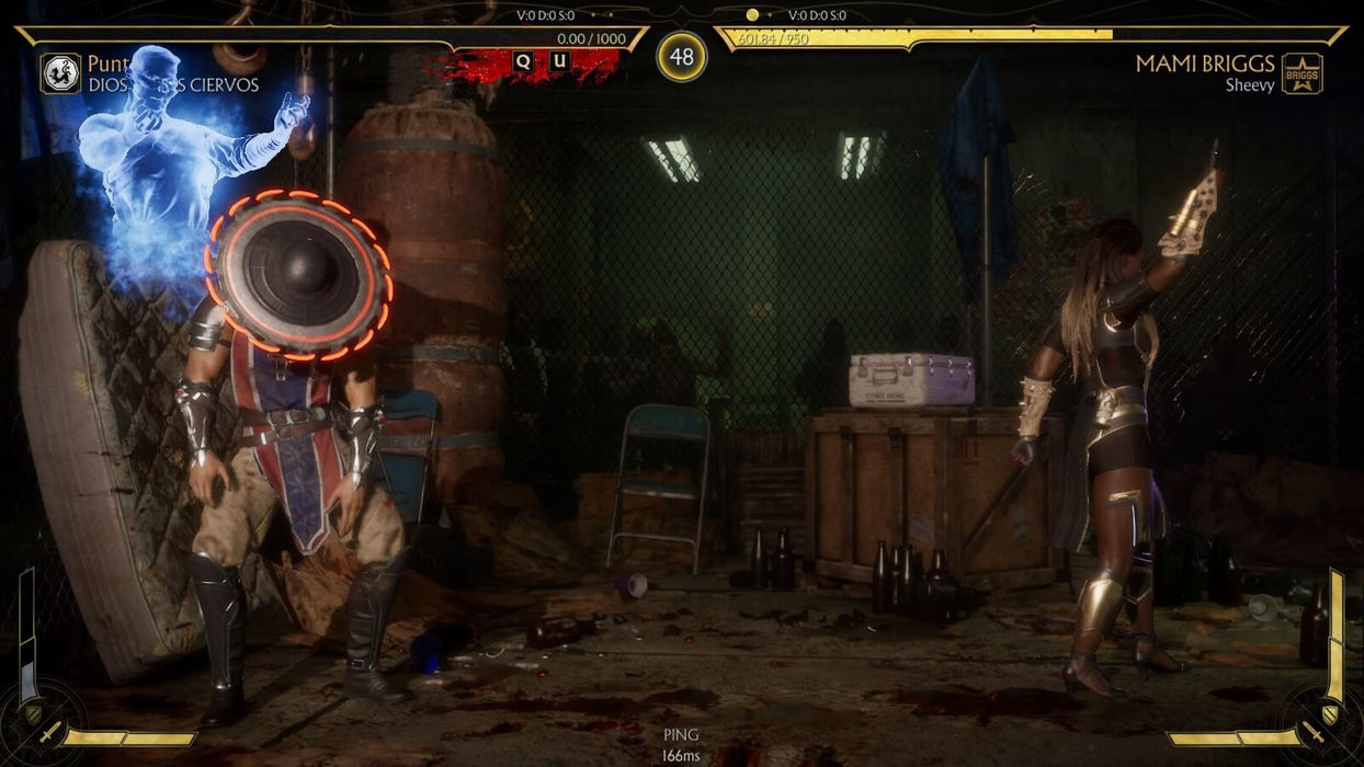 Mortal Kombat 11 Ultimate fatal blow cinematic – A dramatic action moment from Mortal Kombat 11 Ultimate Add-On Bundle on PC Steam where a fatal blow is landed by the female fighter Jacqui Briggs, leaving her opponent weakened. Get your Steam game key now from RushGame.co