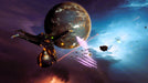 A futuristic spaceship unleashes a powerful energy blast as enemy fleets approach in Sins of a Solar Empire II steam code. Command massive starships and defend your empire in this thrilling space strategy game. Get your game key on RushGame.co