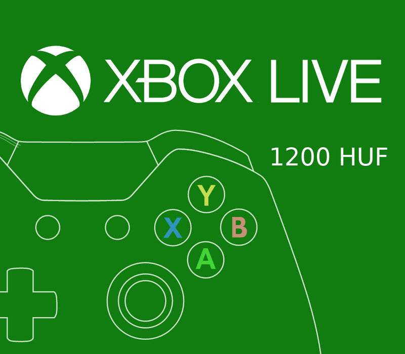 XBOX Live 1200 HUF Prepaid Card HU