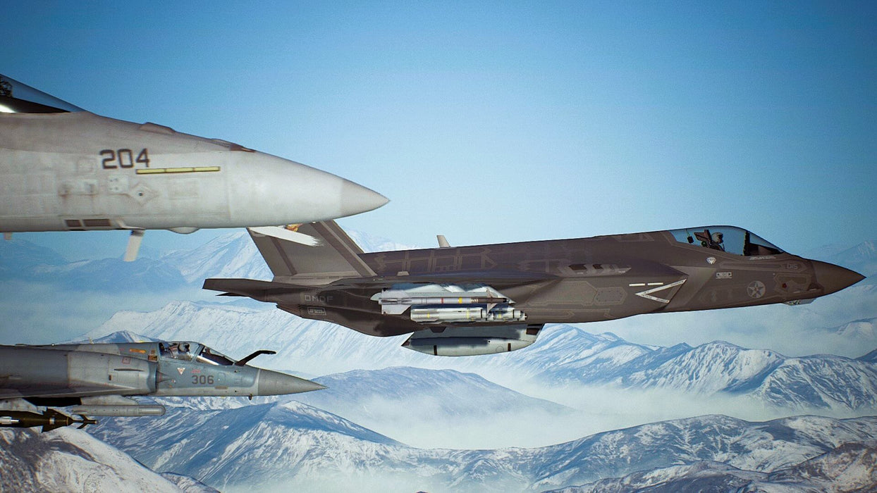 In ACE COMBAT 7: SKIES UNKNOWN, pilots take to the skies in high-tech fighter jets, engaging in breathtaking dogfights with stunning snowy mountain backdrops. Get your PC Steam key instantly at RushGame.co