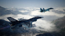 High-speed air combat action in ACE COMBAT 7: SKIES UNKNOWN, featuring an intense dogfight above the ocean. Purchase your Xbox key today at RushGame.co!