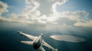 A fighter jet approaching a mission target in ACE COMBAT 7: SKIES UNKNOWN, with stunning visual effects and gameplay. Secure your xbox game key instantly at RushGame.co!