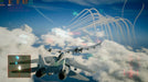 An aerial mission briefing interface in ACE COMBAT 7: SKIES UNKNOWN, showing advanced HUD elements and enemy tracking. Buy the Xbox CD key online at RushGame.co!