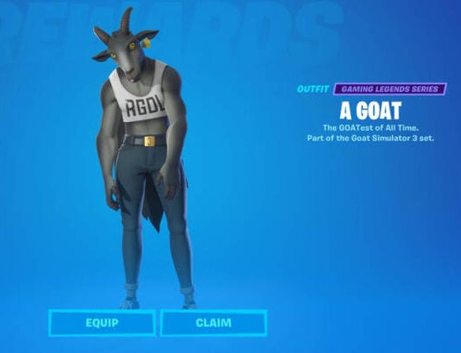 Fortnite A Goat Outfit DLC Epic Games CD Key