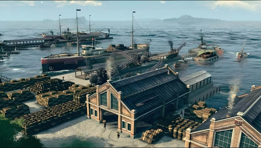 Explore the bustling harbor expansions introduced in Anno 1800 Season Pass 1 for PC. Enhance your city's trading capabilities and build a thriving maritime economy. Purchase your Ubisoft Connect CD key today at RushGame.co
