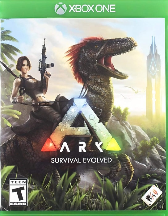 Cover Art for ARK: Survival Evolved on Xbox One)
The official cover of ARK: Survival Evolved for Xbox One, featuring a warrior riding a fierce raptor with futuristic structures in the background. Purchase your ARK: Survival Evolved Xbox One CD key now at RushGame.co and dive into a thrilling survival adventure!