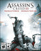 Official cover art for Assassin's Creed III Remastered, showcasing Connor in mid-combat, wielding a tomahawk over a defeated enemy, with the American flag waving in the background. Get your Assassin's Creed III Remastered PC Ubisoft Connect CD Key at RushGame.co for fast and secure game activation
