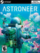 cover art of Astroneer for PC on Steam, featuring a space explorer with a backpack filled with resources, gazing at a colorful alien landscape. Buy your Astroneer Steam CD Key at RushGame.co for instant digital delivery