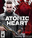 Cover art for Atomic Heart, featuring the game's protagonist holding a futuristic rifle with a determined expression against a red Soviet-inspired background. Get your Atomic Heart Steam CD Key instantly at RushGame.co and dive into this dystopian, action-packed FPS adventure.