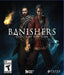 The haunting cover art of Banishers: Ghosts of New Eden, featuring two ghost hunters in a supernatural battle. Buy your Steam CD key today at RushGame.co