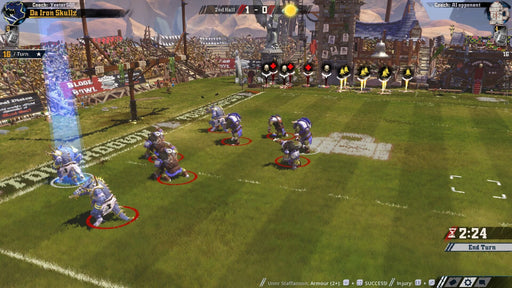 A chaotic Blood Bowl 2 match on Xbox One, with players clashing in a turn-based strategy game set in the Warhammer universe. Buy your activation code now at RushGame.co