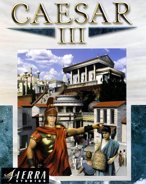 Cover art of Caesar III (PC, GOG) - rushgame.co
The official cover art for Caesar III, depicting a Roman general pointing forward with an elaborate ancient city in the background. Purchase your Caesar III PC GOG CD Key at RushGame.co and relive the classic city-building experience with historical authenticity