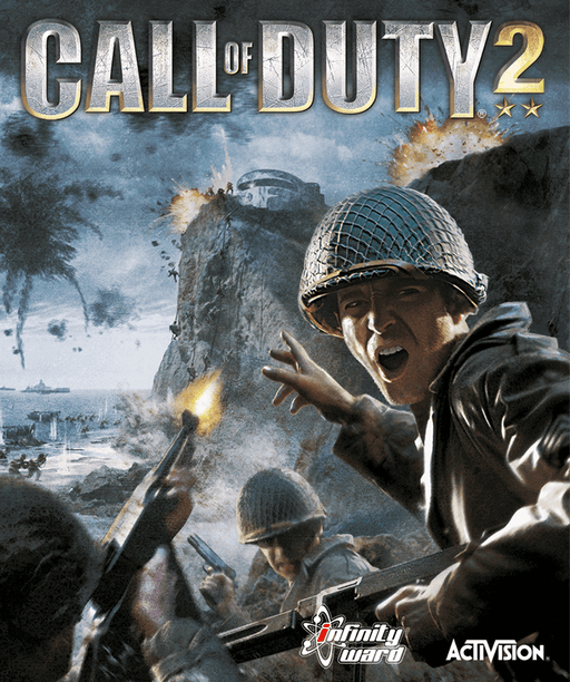 Call of Duty 2 Cover Art
The cover art for Call of Duty 2 features an intense battlefield scene with soldiers storming a fortified cliff under heavy fire, capturing the brutal reality of World War II combat. Find your Call of Duty 2 PC Steam CD Key at RushGame.co and relive the epic WWII campaign with instant digital delivery