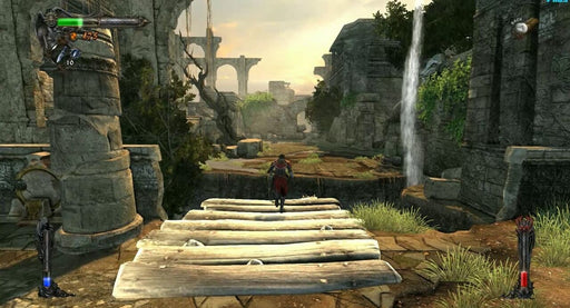 Castlevania: Lords of Shadow - Ultimate Edition In-Game Screenshot (1)
A stunning in-game screenshot from Castlevania: Lords of Shadow - Ultimate Edition, showcasing the protagonist running across a wooden bridge in an ancient, ruined landscape with waterfalls and lush greenery. Buy your Castlevania: Lords of Shadow - Ultimate Edition Steam Key on RushGame.co and experience the dark fantasy world of Gabriel Belmont.