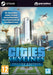 The cover art for Cities: Skylines Deluxe Edition on PC Steam, showcasing the game's modern cityscape with towering skyscrapers and construction cranes. Purchase your Cities: Skylines Deluxe Edition CD Key now at RushGame.co for instant digital delivery.