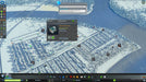 Gameplay screenshot: A top-down gameplay view of a snowy city in Cities: Skylines - Snowfall DLC, featuring detailed city planning tools and a science center. Buy your Cities: Skylines - Snowfall DLC digital game code now at RushGame.co for seamless activation and enhanced city-building under winter conditions