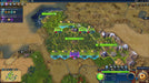 Civilization VI gameplay screenshot featuring multiple cities, tile yields, and city planning interface. Buy your Civilization 6 Steam key at RushGame.co to access all features and start your journey to greatness