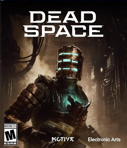 Dead Space Remake PC Steam CD Key Cover – The cover art for Dead Space Remake, featuring protagonist Isaac Clarke in his iconic armored suit with glowing blue lights, standing in a dark industrial spaceship corridor filled with smoke and cables. Available at RushGame.co