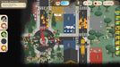 Deadly Days Nintendo Switch gameplay screenshot 2 – An intense battle sequence in Deadly Days, where survivors fight off a massive horde of zombies in an urban environment. Fire, explosions, and loot indicators highlight the game's chaotic survival mechanics. Get your digital copy now at RushGame.co
