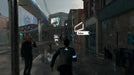 In-Game Screenshot - Connor Running in the Rain
"Gameplay screenshot from Detroit: Become Human, showing Connor, an advanced android detective, running through a rainy city street with neon-lit signs. The user interface displays a mission objective, highlighting the game's interactive decision-based mechanics. Buy the game at RushGame.co