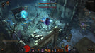 Gameplay screenshot - A dark and eerie dungeon battle in Diablo III: Eternal Collection for Xbox One, with high-level skills and abilities on display. Purchase your digital key at RushGame.co